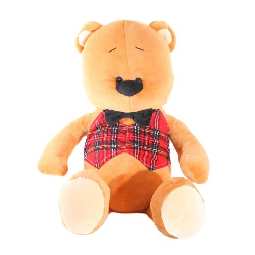 М'яка іграшка "Ведметик", в жилеті, в пакеті, 1110-92