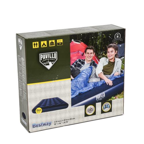 Матрас Bestway, велюровый, 191х137х22 см, 67002