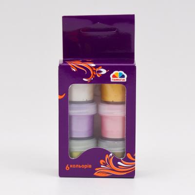 Краски гуашевые, 6 цветов (цена за упаковку)	, GA-400201