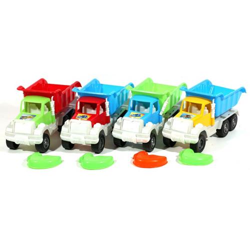 Самосвал, микс цветов, в сетке, 05-520