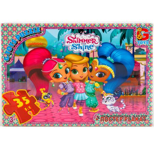 Пазлы из серии "Shimmer&Shine", 35 элементов, GP-OS615