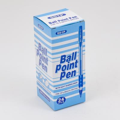 Ручка, шариковая, масляная, синяя, 24 шт. (цена за упаковку), SAT-501P