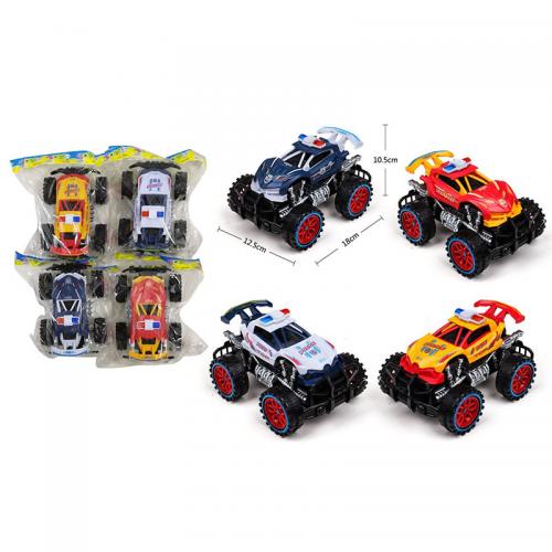 Машина інерц.,4кольора, пакет 12,5*18*10,5см, 6989-1