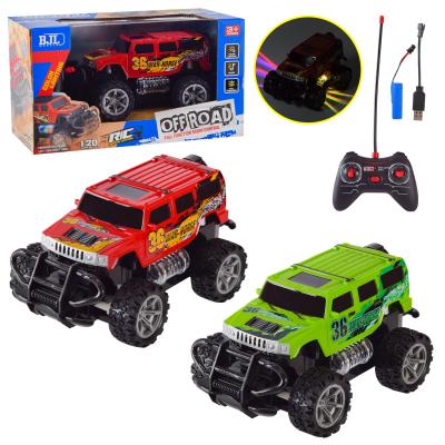 Машина акум. р/к 2кольора, світло, звук, короб. 26*13,5*14,5см