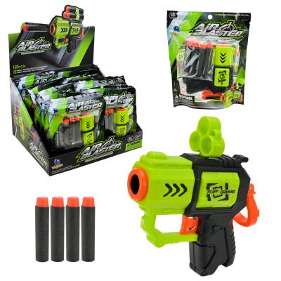 Пістолет з паралон.кулями,пакет 19,5*16*4,3см