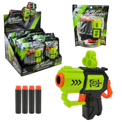 Пістолет з паралон.кулями,пакет 19,5*16*4,3см, 118A-1