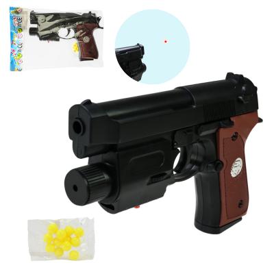 Пістолет батар., лазер, кульки, пакет 15*10*3см	