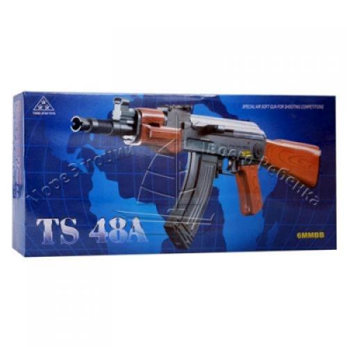 Автомат, пласт.пульки, в кор-ке, TS 48 A