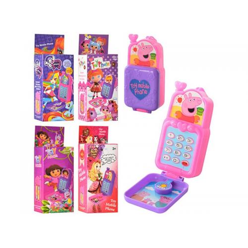 Телефон, 5 видов, в кор-ке, 1601-2-3-4-5