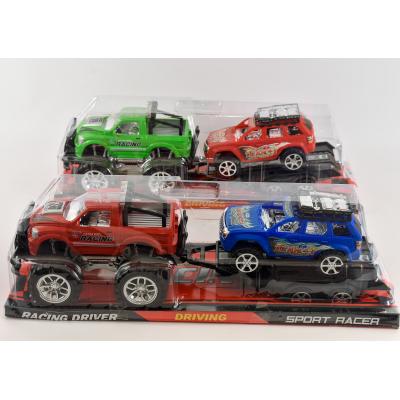 Джип, с прицепом, инерционный, 363C-4