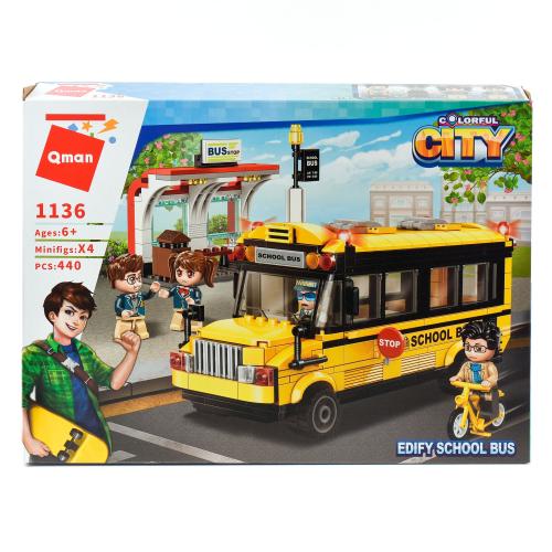 Конструктор Qman, 440 деталей, 1136 Qman