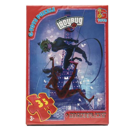 Пазлы из серии "Леди Баг", 35 элементов, GP-LB1004 Пазлы из серии "Леди Баг", 35 элементов, GP-LB1004
