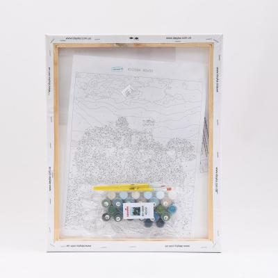 Набор для росписи по номерам "Таинственный остров", 40х50 см, ID-KHO3564