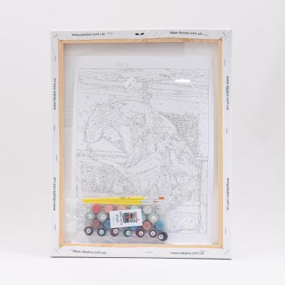 Набор для росписи по номерам "Девочки-подружки", 40х50 см, ID-KHO4712