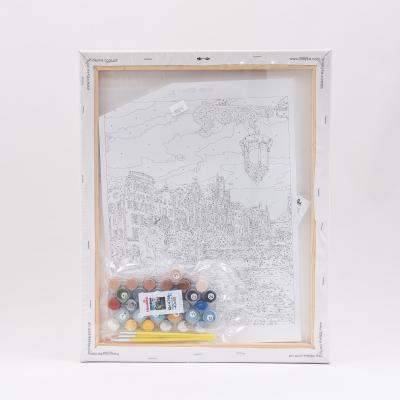 Набор для росписи по номерам "Свидание в Гданьске", 40х50 см, ID-KHO4755