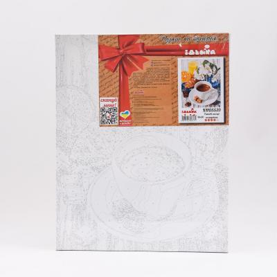 Набор для росписи по номерам "Утренние лакомства", 40х50 см, ID-KHO5539