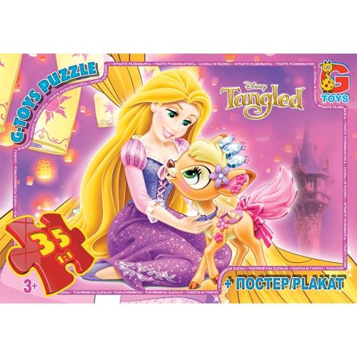 Пазли ТМ "G-Toys" із серії "Рапунцель", 35 елементів, GP-TA010