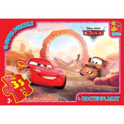 Пазли ТМ "G-Toys" із серії "Тачки", 35 ел. Пазли ТМ "G-Toys" із серії "Тачки", 35 ел.