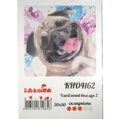 Набор для росписи по номерам "Любимый весельчак", 30х30 см, ID-KHO4162