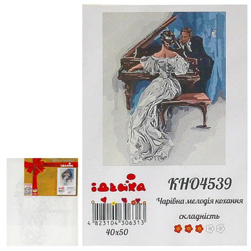 Набор для росписи по номерам "Волшебная мелодия любви", 40х50 см, ID-KHO4539