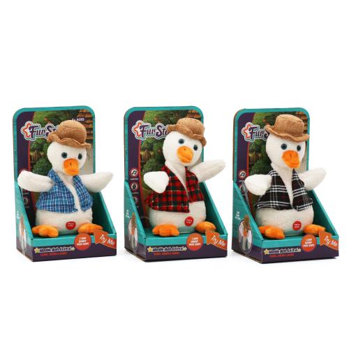 М'яка іграшка качка 22см, повторюшка, музика, танцює, MP 2283 М'яка іграшка качка 22см, повторюшка, музика, танцює, MP 2283