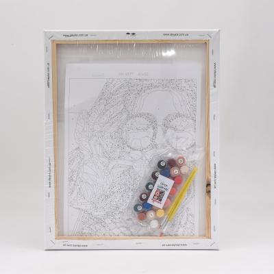 Набор для росписи по номерам "Модница", 40х50 см, ID-KHO4577