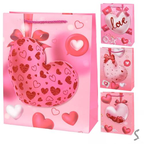 Пакет подарунковий паперовий S "Love You 3D" 18*23*10см R99697-S (720шт), R99697-S Пакет подарунковий паперовий S "Love You 3D" 18*23*10см R99697-S (720шт), R99697-S