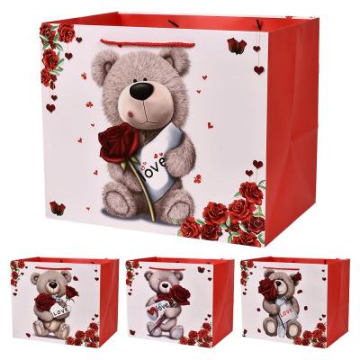Пакет подарунковий паперовий XL "Teddy Love" 36*54*30см R101614-XL (72шт)
