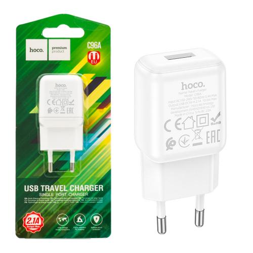 Мережевий зарядний пристрій Hoco C96A, білий., 99191
