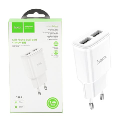 Мережевий зарядний пристрій Hoco C88A, 99190