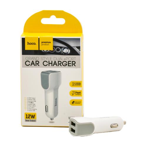 Автомобільний зарядний пристрій HOCO Z23 Grand style, 99137