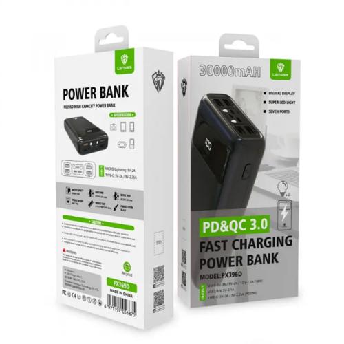 Портативнй зарядний пристрій LENYES PX396D, 98109 Портативнй зарядний пристрій LENYES PX396D, 98109