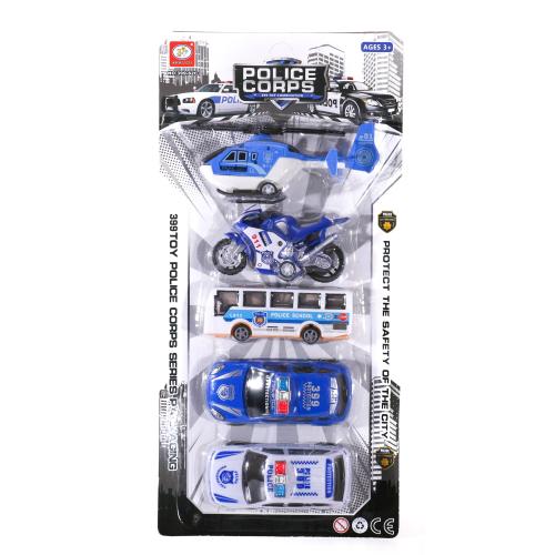 Набор транспорта, инерц-й, на листе, 399-82C