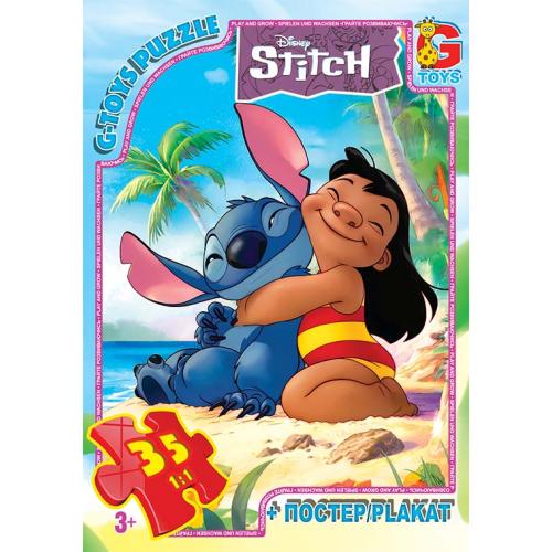 Пазли ТМ "G-Toys" із серії "Stitch", 35 ел., GP-SC610 Пазли ТМ "G-Toys" із серії "Stitch", 35 ел., GP-SC610
