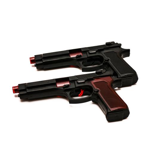 Пистолет, 2 цвета, в кульке, 666-666-1