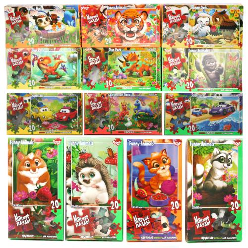 Дитячі м'які пазли "Funny Animals", ДТ-ПЗ-05-57