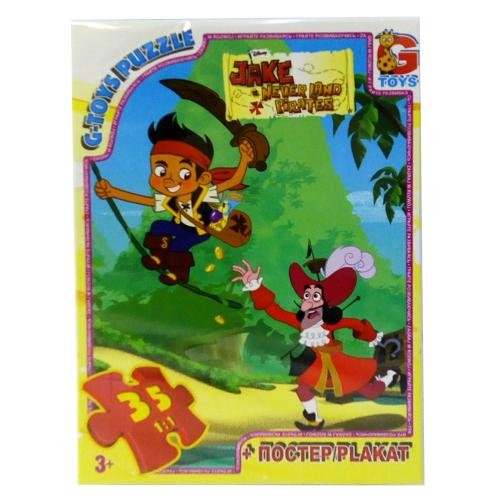 Пазлы из серии "Jack Pirate", 35 элементов, GP-JP100