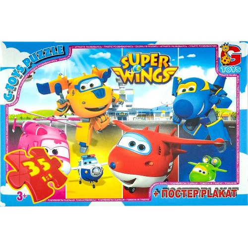 Пазлы из серии "Super Wings", 35 элементов, GP-UW231