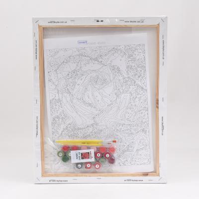 Набор для росписи по номерам "Нежность розы", 40х50 см, ID-KHO3045