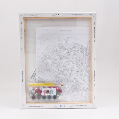 Набор для росписи по номерам "Загадочные пионы", 40х50 см, ID-KHO3059