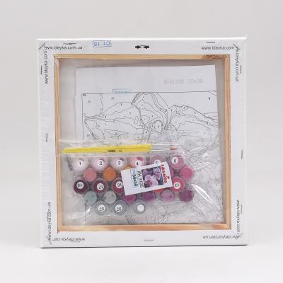 Набор для росписи по номерам "Волшебная орхидея", 30х30 см, ID-KHO3105