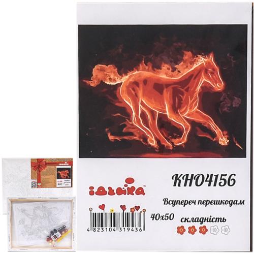 Набор для росписи по номерам "Вопреки препятствиям", 40х50 см, ID-KHO4156