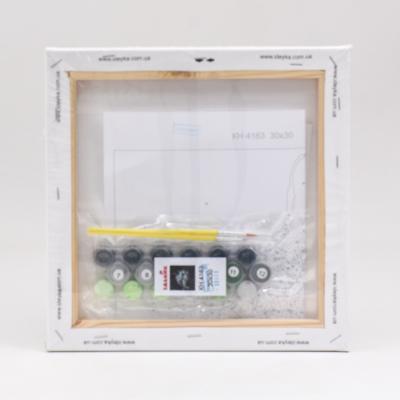 Набор для росписи по номерам "Хищный взгляд", 30х30 см, ID-KHO4163 Набор для росписи по номерам "Хищный взгляд", 30х30 см, ID-KHO4163