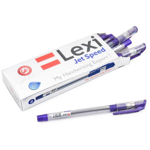 Ручка LEXI, шариковая, фиолетовая, 10 шт. (цена за упаковку), SAT-09010-LX