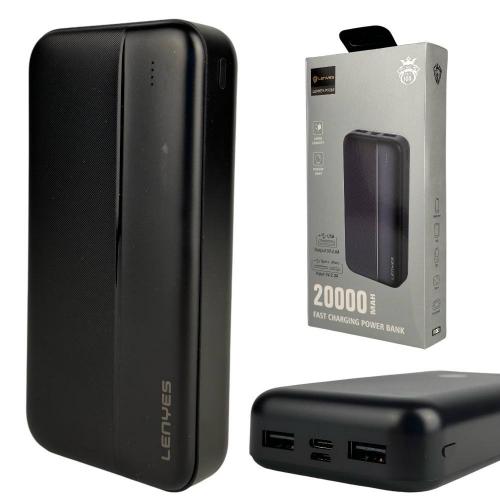 Power bank LENYES 20000mAh (реальна ємність), PX263