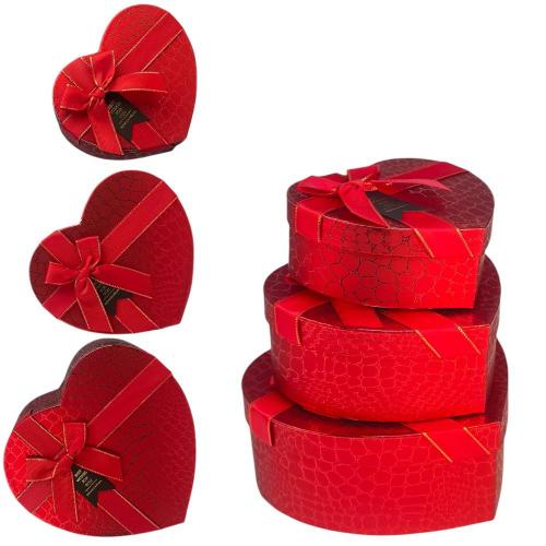 Набір подарункових коробок "Серця", MA25-833-3