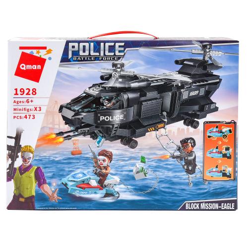 Конструктор Qman, 473 детали, 1928 Qman