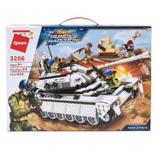 Конструктор Qman, 430 деталей, 3206 Qman
