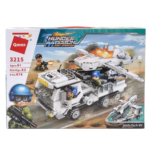 Конструктор Qman, 474 детали, 3215 Qman