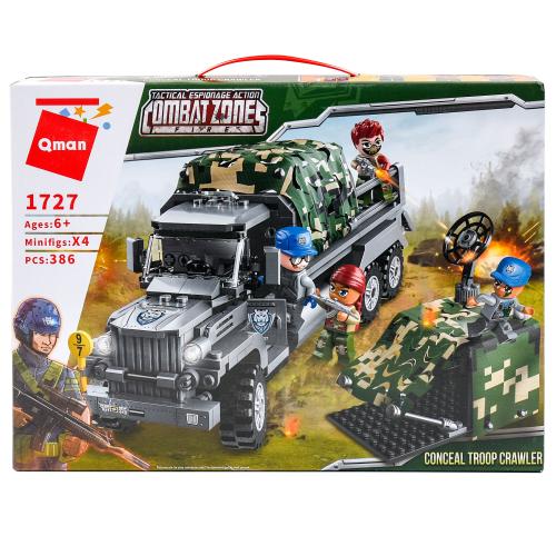 Конструктор Qman, 386 деталей, 1727 Qman